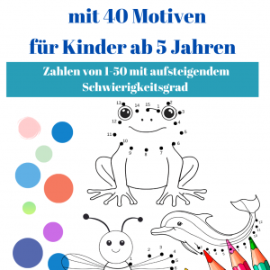 Punkt-zu-Punkt Malbuch für Kinder ab 5 Jahren